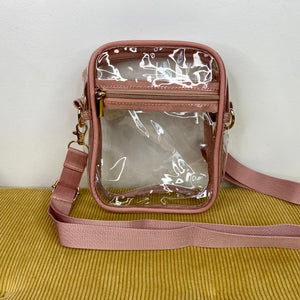 Clear Crossbody - Pink