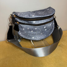 Load image into Gallery viewer, The Roni Nylon Crossbody - Grey Stars
