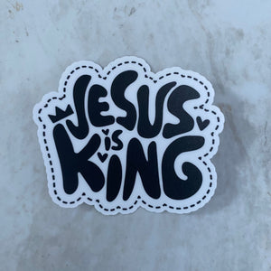 Vinyl Sticker - Religion - Jesus Is King