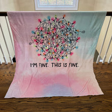 Load image into Gallery viewer, Blanket - Christmas - I&#39;m Fine
