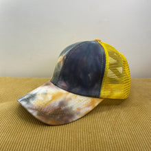 Load image into Gallery viewer, Hat - Tie Dye - Navy Yellow
