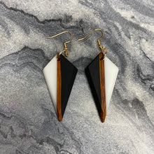 Load image into Gallery viewer, Dangle Earring - Wood &amp; Acrylic
