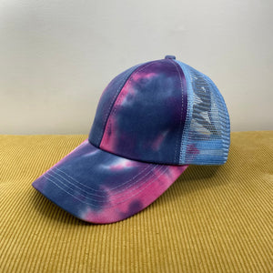 Hat - Tie Dye - Navy Pink