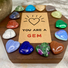 Load image into Gallery viewer, You Are A Gem - Card &amp; Heart Stone
