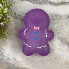 Load image into Gallery viewer, Super Duper Sugar Squisher Toy - Gingerbread Man - Purple
