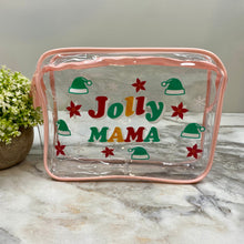 Load image into Gallery viewer, Clear Pouch - Christmas - Jolly Mama
