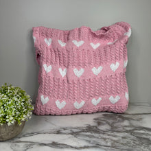Load image into Gallery viewer, Heart Tote Bag - Knit Sweater
