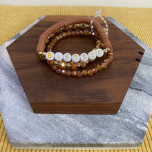 Load image into Gallery viewer, Bracelet Pack - Blessed - Brown
