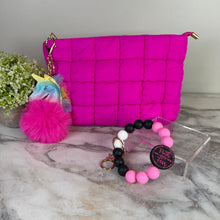 Load image into Gallery viewer, Bundled Set - Hot Pink Puffer Pouch
