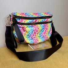 Load image into Gallery viewer, The Roni Nylon Crossbody - Lighter Rainbow Animal
