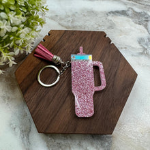 Load image into Gallery viewer, Keychain - Tumbler - Light Pink
