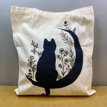 Load image into Gallery viewer, Tote Bag - Cat 3 - Moon
