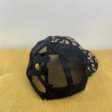 Load image into Gallery viewer, Hat - Ponytail - Black Leopard
