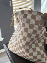 Load image into Gallery viewer, Caitlin Handbag - Corduroy Checker - PREORDER
