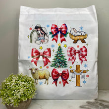 Load image into Gallery viewer, Tote Bag - Christmas - #14 - Nativity Bow
