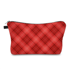Load image into Gallery viewer, Pouch - Plaid Light Red

