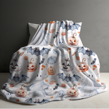 Load image into Gallery viewer, Blanket - Halloween - White Ghost
