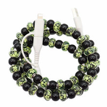 Load image into Gallery viewer, Charging Charger Cord - Beaded - Clear Design

