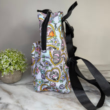 Load image into Gallery viewer, Mini Backpack - Cat Paw Meow on Pastel
