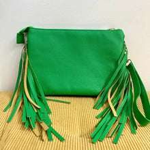 Load image into Gallery viewer, Lucky + Fringe - Clutch Crossbody
