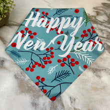 Load image into Gallery viewer, Dog Bandana - New Year - Berries
