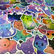 Load image into Gallery viewer, Stickers - Galaxy Cats
