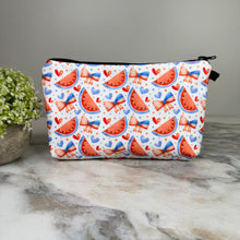 Load image into Gallery viewer, Pouch - America, Bow Watermelon

