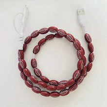 Load image into Gallery viewer, Charging Charger Cord - Beaded - Sports
