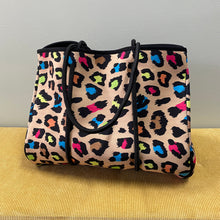 Load image into Gallery viewer, Neoprene Tote - Rainbow Animal
