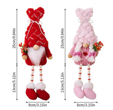 Load image into Gallery viewer, Gnome - Valentine #11 - Red &amp; Pink Long Legs - PREORDER
