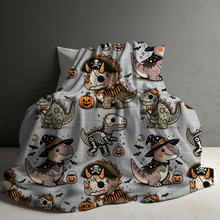 Load image into Gallery viewer, Blanket Halloween #18 - Dinosaur - PREORDER ends 7/25
