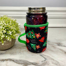 Load image into Gallery viewer, Neoprene Cup Holder Koozie Tumbler with Handle - Christmas Design
