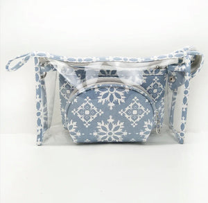 Trio Set Pouch + Clamshell - Snowflake - PREORDER