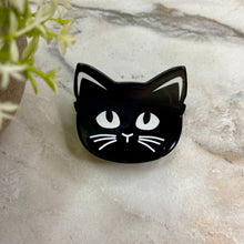 Load image into Gallery viewer, Hair Clip - Halloween Black Cat
