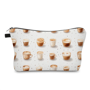 Pouch - Coffee Cup Polkadots