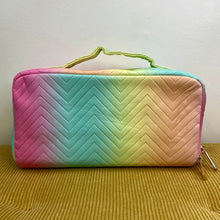 Load image into Gallery viewer, Oversized Lay Flat Cosmetic Bag - Tie Dye
