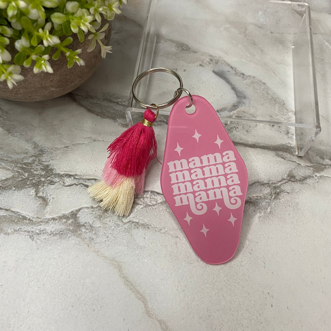 Keychain - Hotel Key - Mama, Mama, Mama Pink