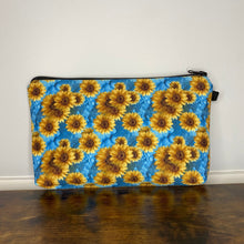 Load image into Gallery viewer, Pouch - Sunflower Blue Shimmer
