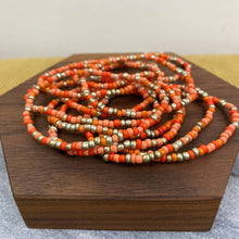 Load image into Gallery viewer, Bracelet - Small Bead - Orange
