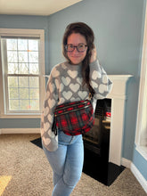 Load image into Gallery viewer, The Roni Nylon Crossbody - Red Plaid
