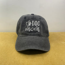 Load image into Gallery viewer, Hat - Paw Print - Dog Mom Grey
