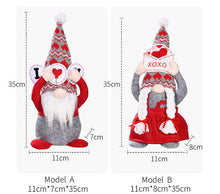 Load image into Gallery viewer, Gnome - Valentine #7 - Grey I Heart U &amp; XOXO - PREORDER
