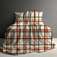 Load image into Gallery viewer, Blanket Christmas #34 - Cream Plaid - PREORDER
