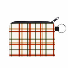 Load image into Gallery viewer, Mini Pouch - Cream Plaid
