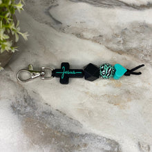 Load image into Gallery viewer, Keychain - Silicone Bead - Religious - Jesus
