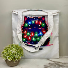 Load image into Gallery viewer, Tote Bag - Christmas - #6 - Kitty I’m Fine
