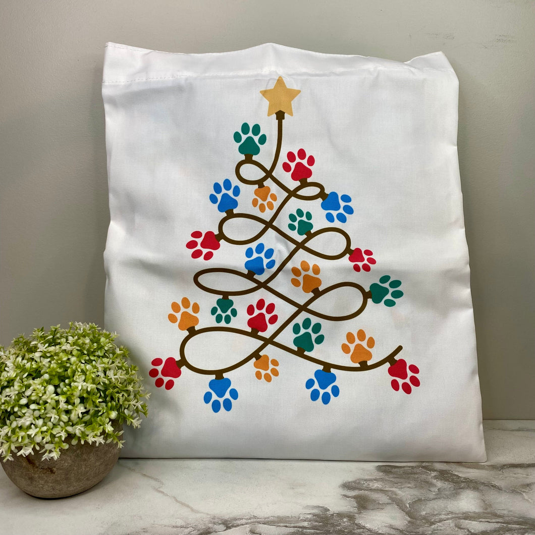 Tote Bag - Christmas - #53 - Paw Tree