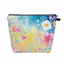 Load image into Gallery viewer, Pouch XL - Floral Herringbone
