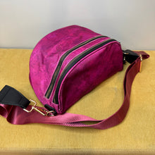 Load image into Gallery viewer, The Roni Nylon Crossbody - Maroon Acid Wash
