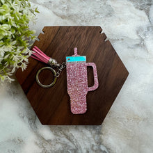 Load image into Gallery viewer, Keychain - Tumbler - Light Pink
